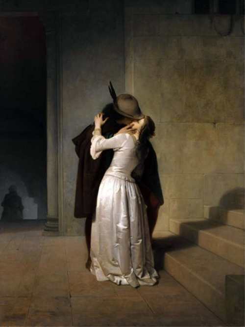 Francesco Hayez. Il bacio (1861)