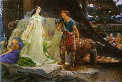Tristan e Isolda, Herbert Draper (1863–1920).