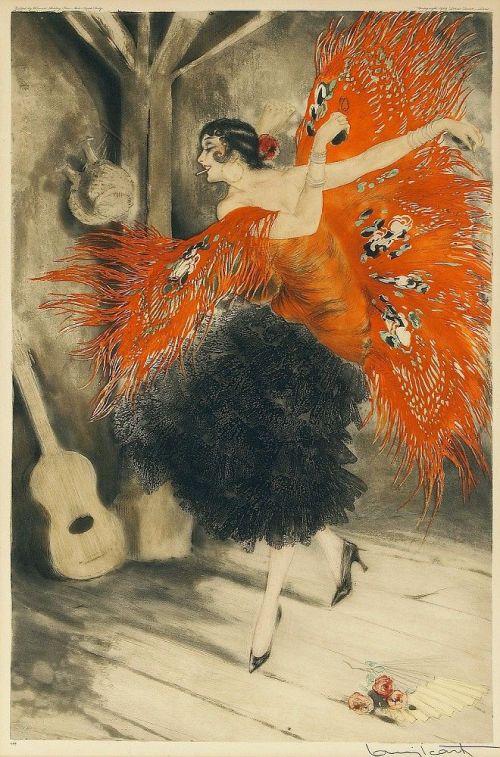 Spanish Dancer Louis Icart 1929